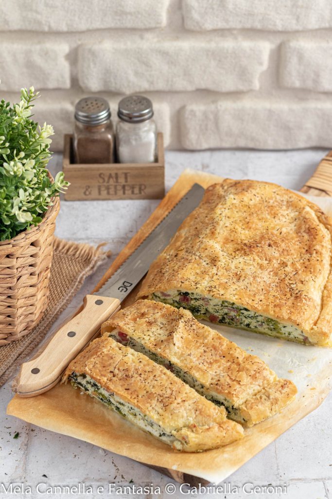 bladerdeeg calzone met ricotta