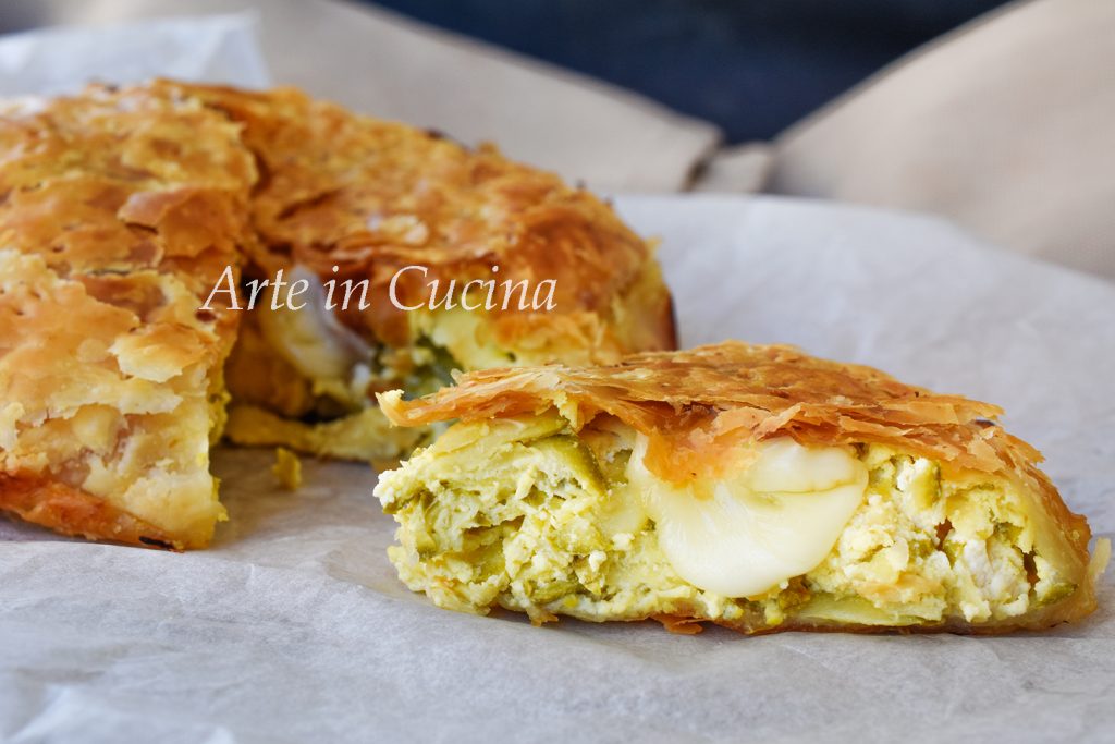 Bladerdeeg met courgettes en ricotta snelle hartige taart vickyart arte in cucina