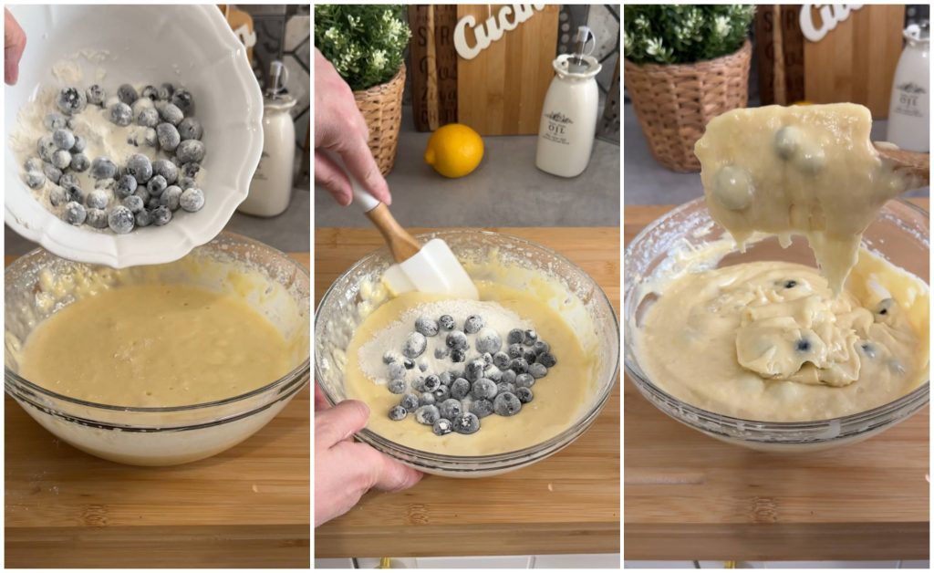 blauwe bessen en yoghurt cake zonder boter zeer zacht