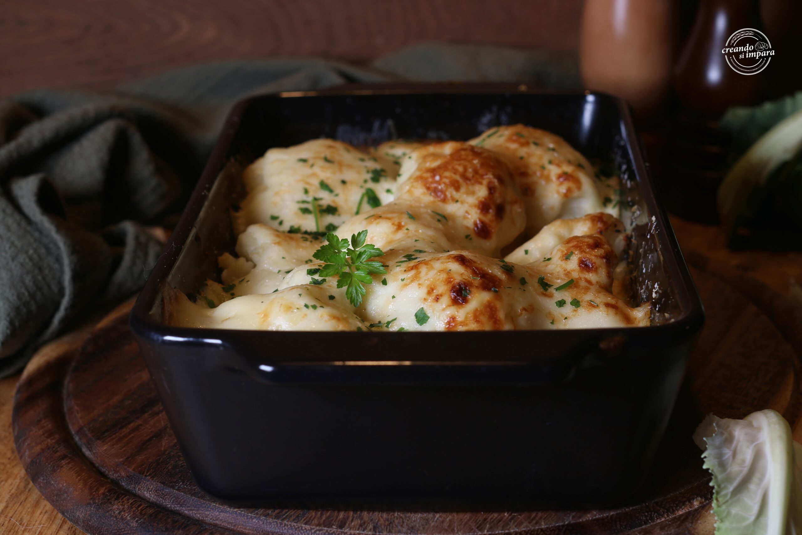 Bloemkool met bechamelsaus uit de oven