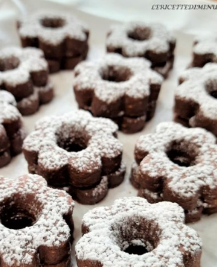 Chocolade Canestrelli Koekjes