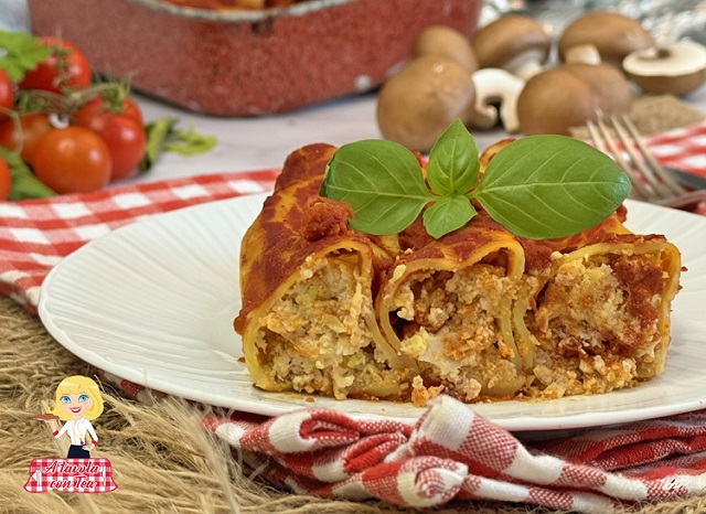 CANNELLONI MET CHAMPIGNONS