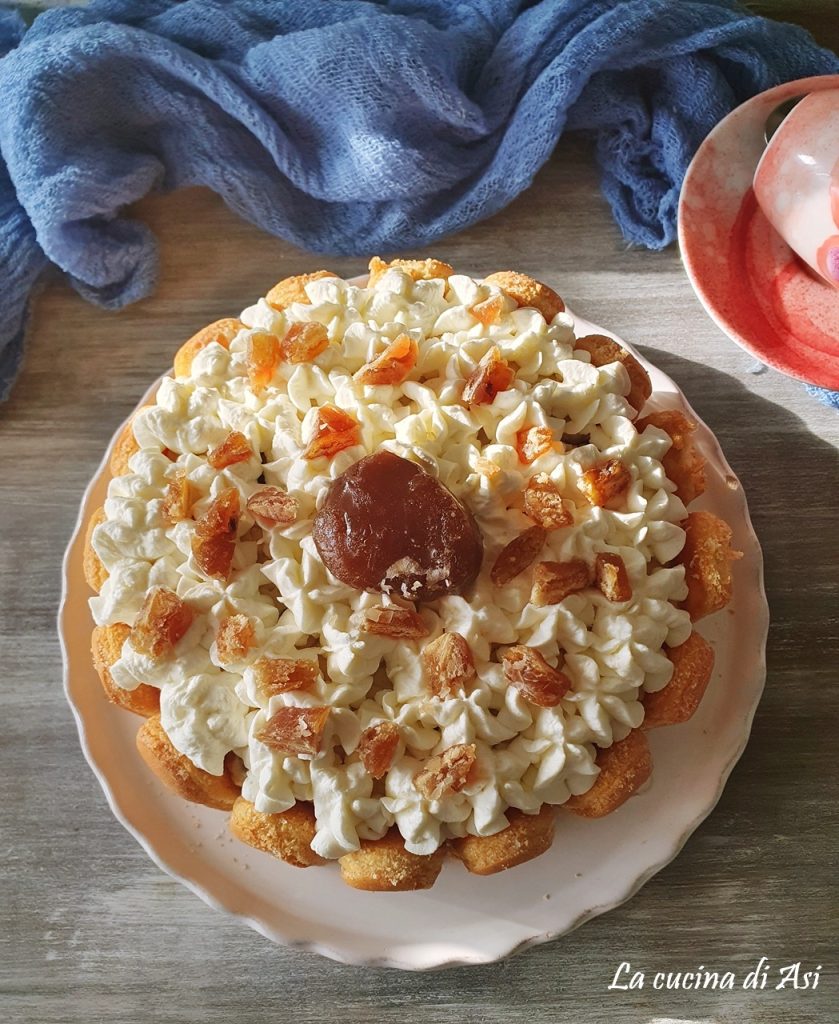 hele charlotte tiramisu met savoiardi marron crème room mascarpone-