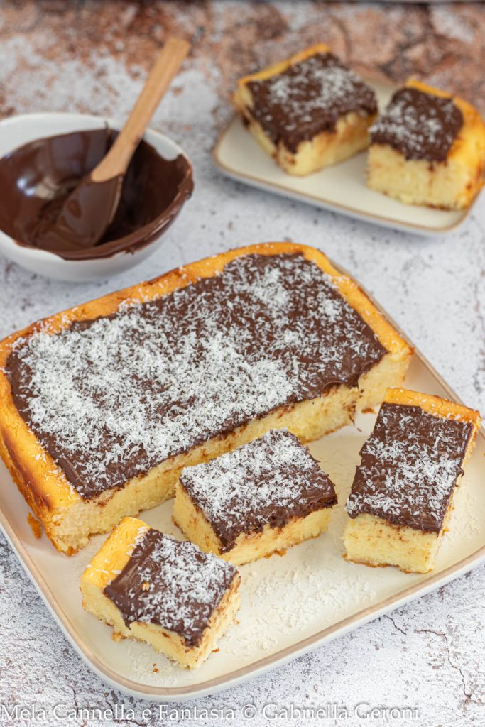 cheesecake nutella en kokos zonder bodem