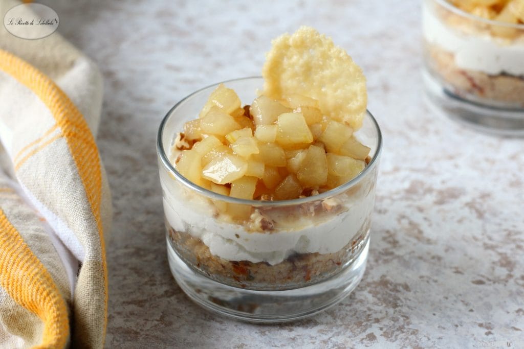 cheesecake van couscous, peren en walnoten