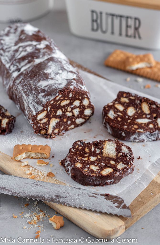 chocoladesalami zonder rauwe eieren