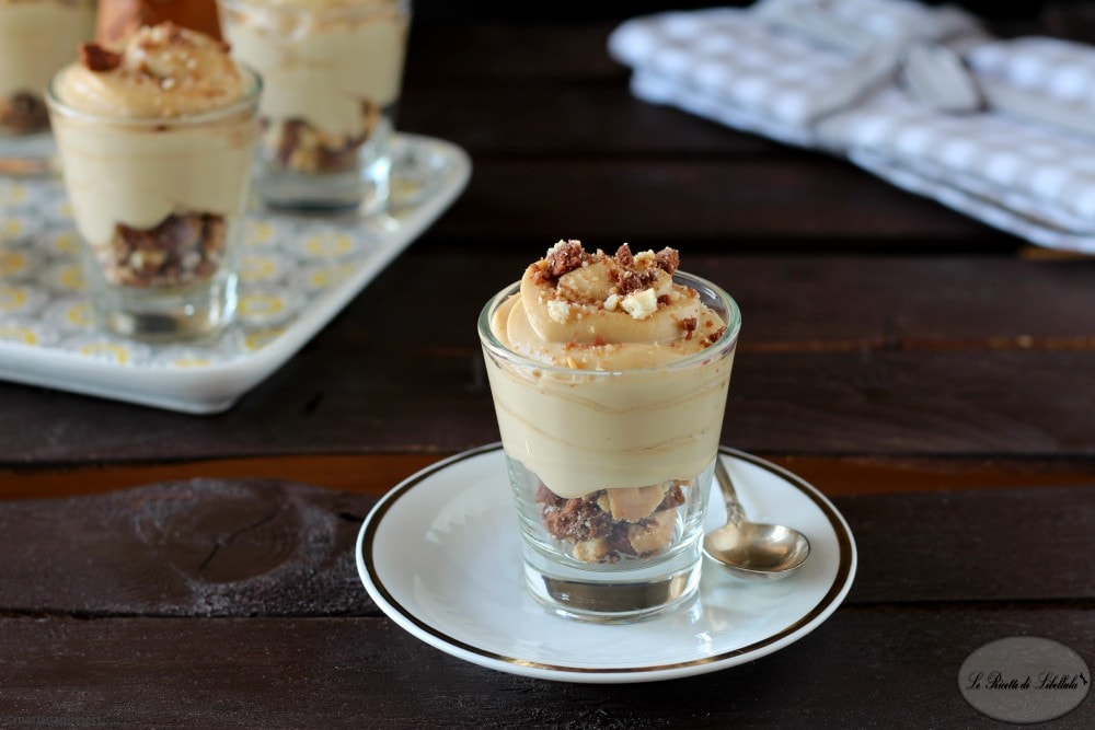Cup met mascarpone- en koffiecrème