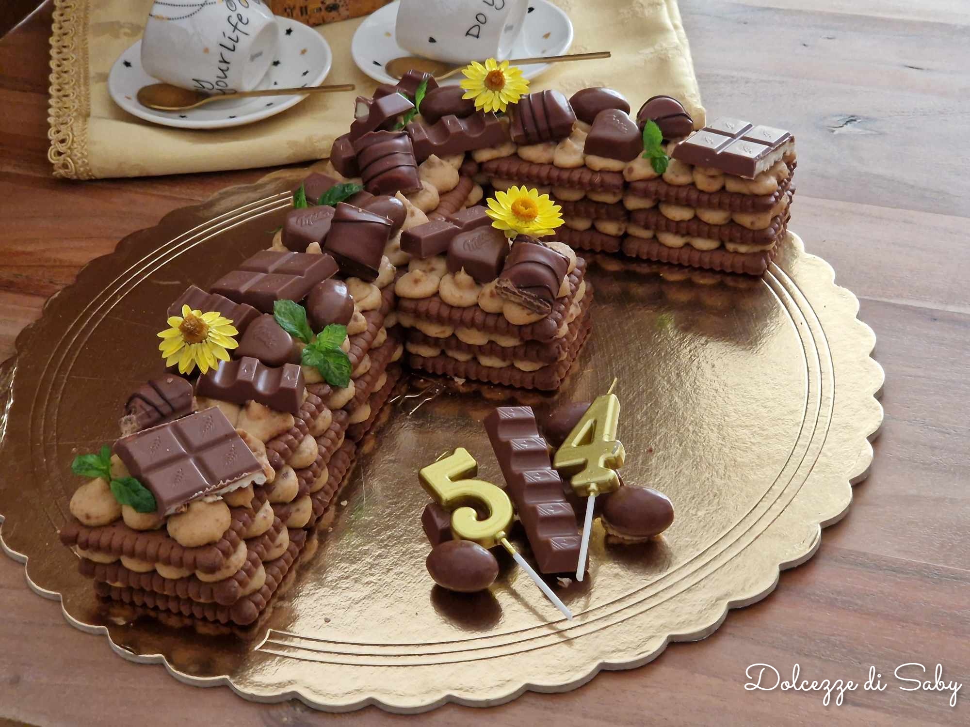 Cream tart van koekjes zonder bakken