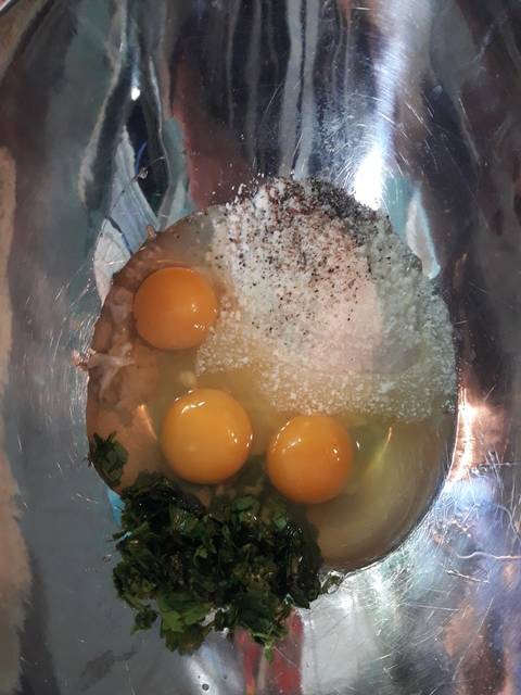 Bianchetti met groenten en venkelpesto