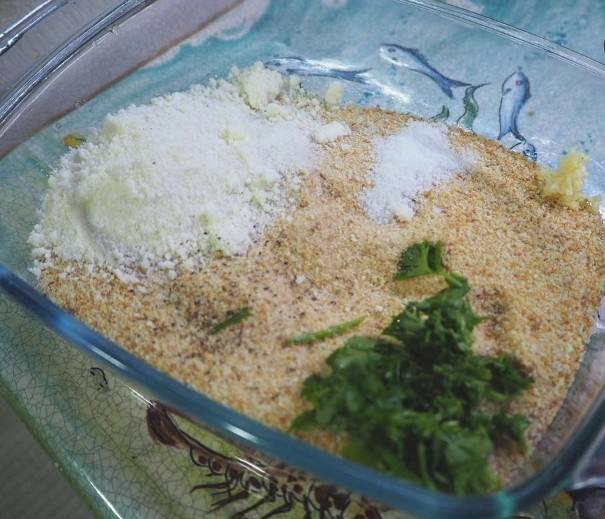 Gevulde mosselen in Messinese saus