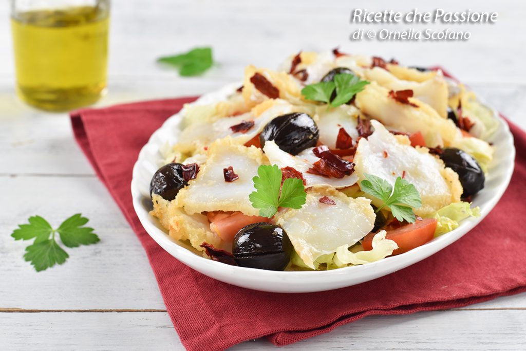 Recepten gebakken kabeljauwsalade