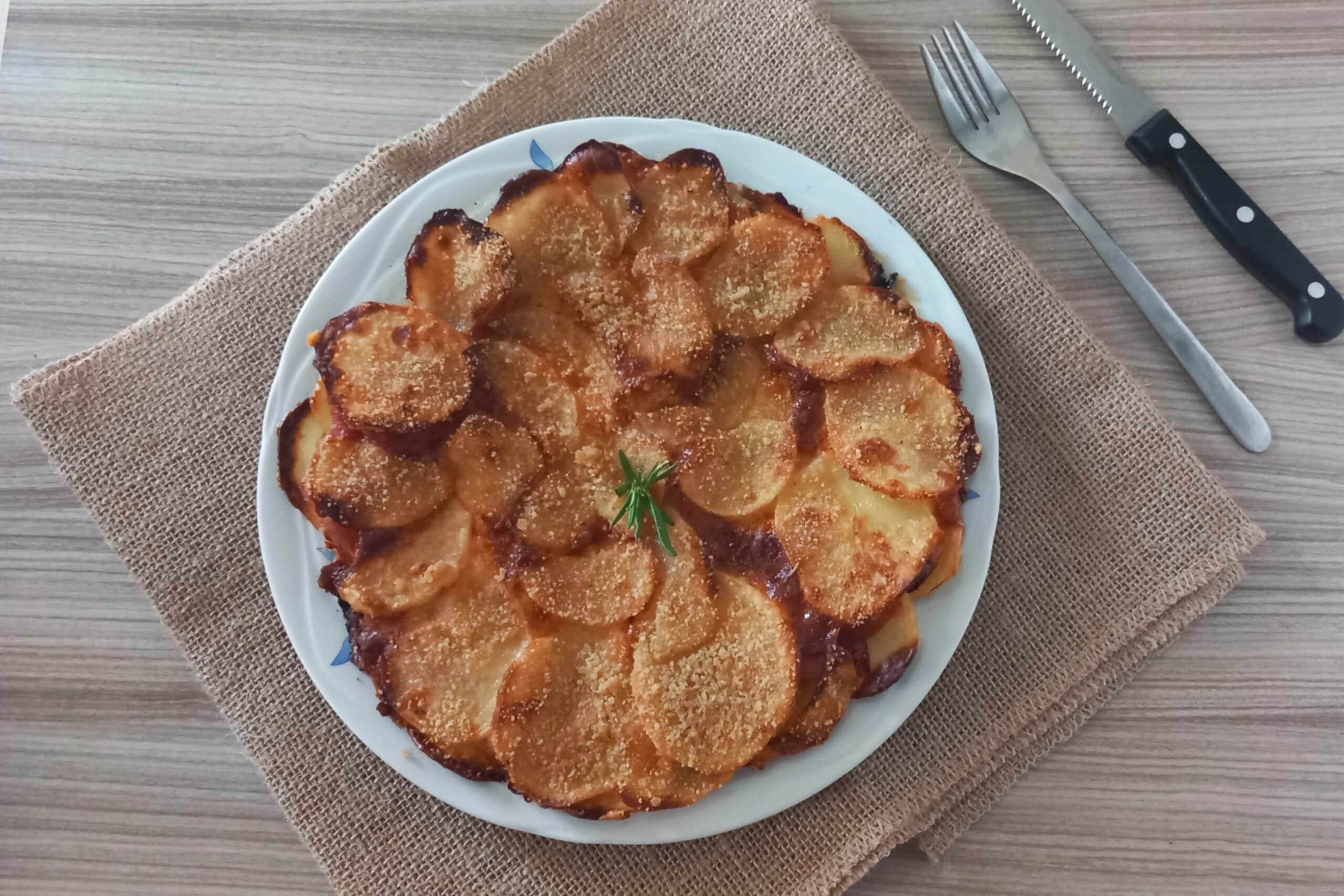 Gevulde aardappeltaart