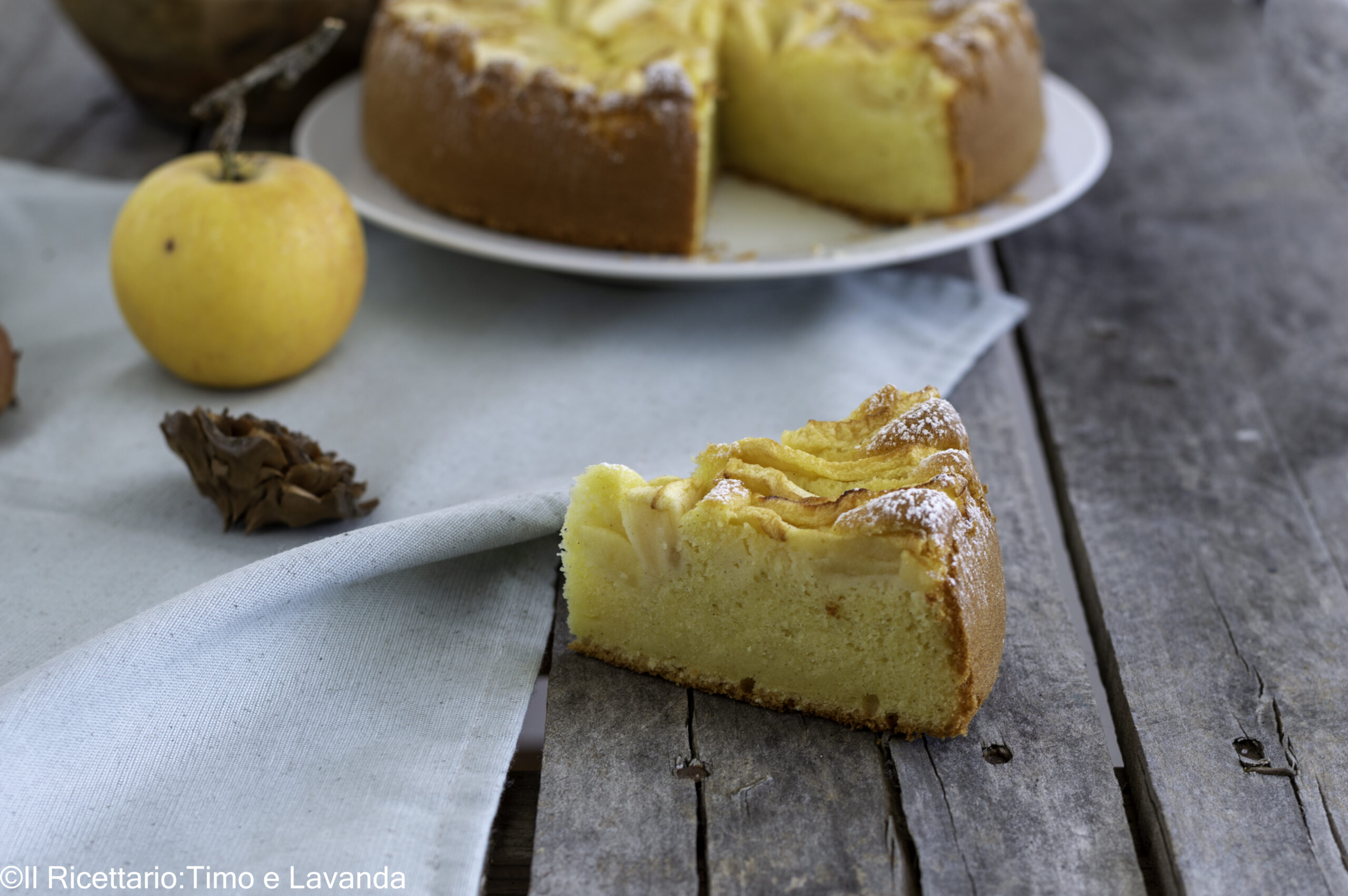Glutenvrije appeltaart met yoghurt