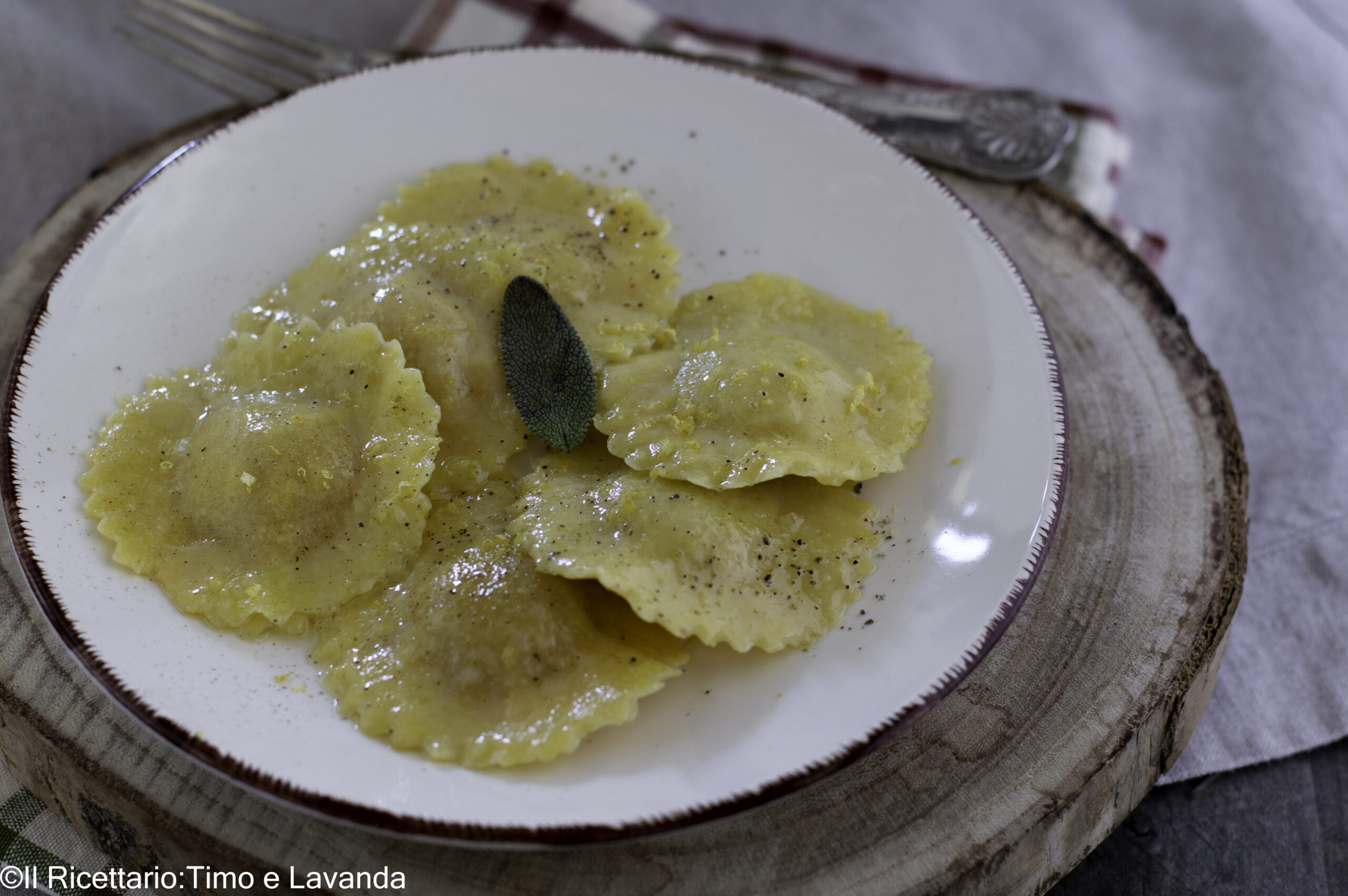 Glutenvrije pompoen tortelli