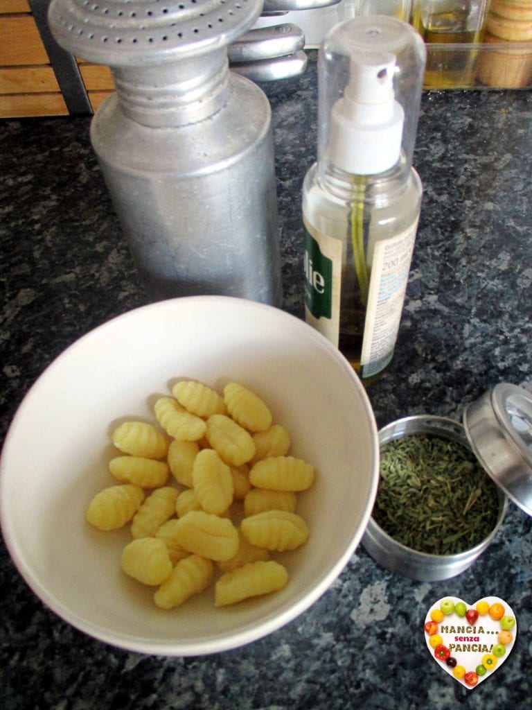 Gebakken aardappelgnocchi in de airfryer, Mangia senza Pancia