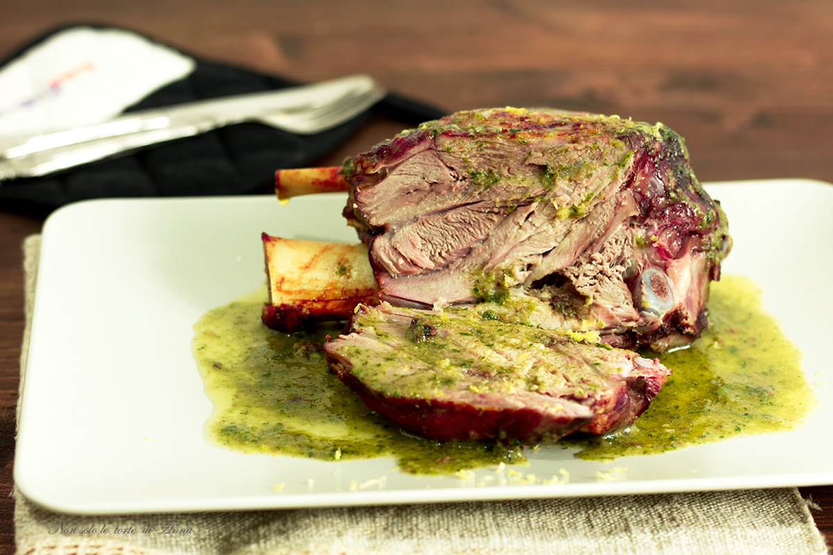 Ham met Gremoladesaus