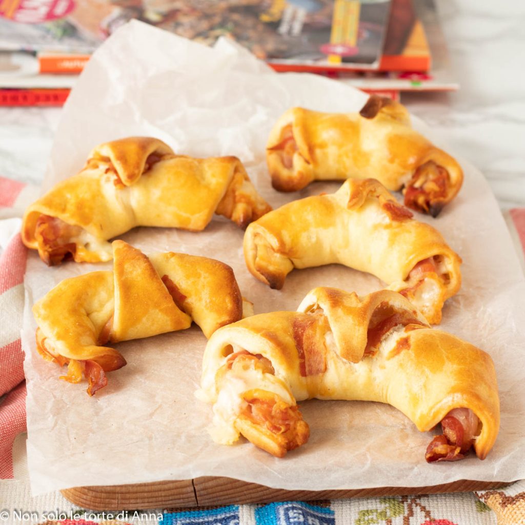hartige croissants met spek