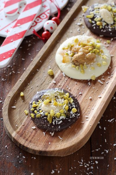 laat de chocolaatjes stollen en verpak ze in zakjes