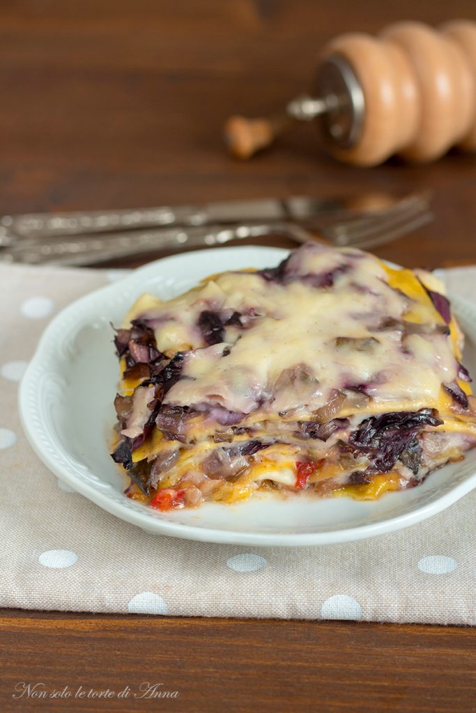 lasagne met radicchio