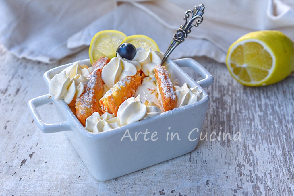 Gedeconstrueerd millefeuille met chantilly dessertlepel