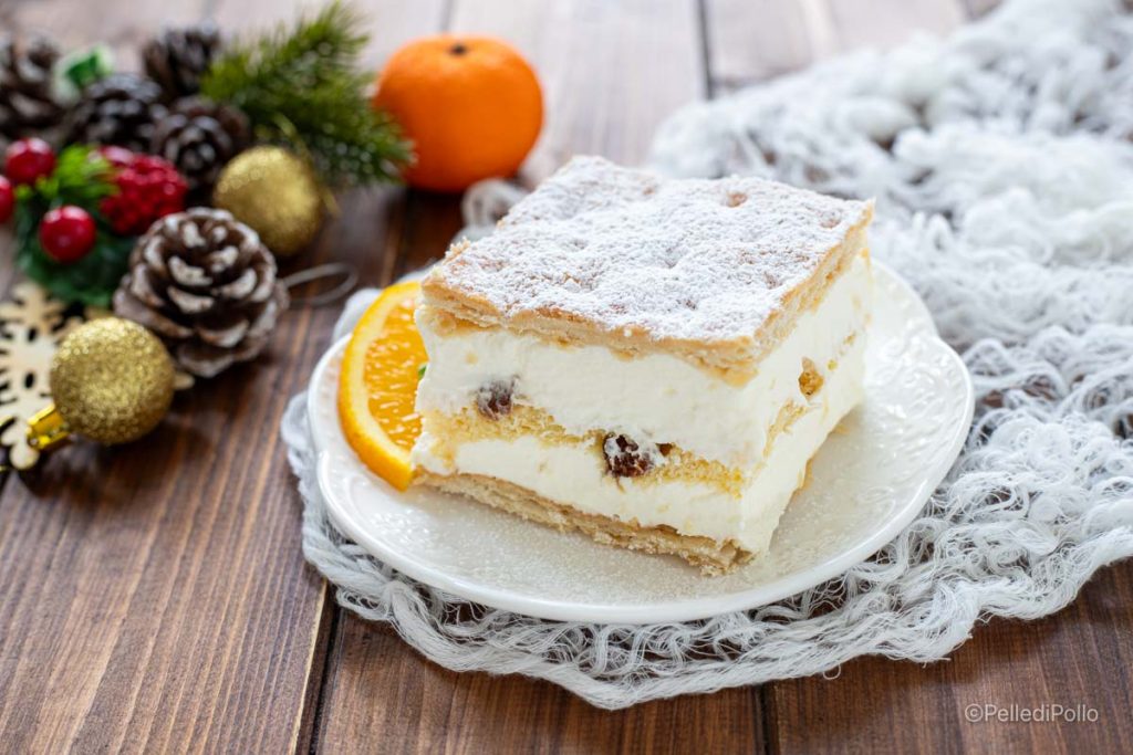 millefeuille taart van panettone