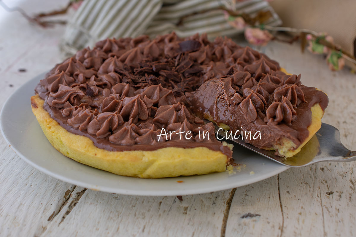 Moderne chocoladetaart