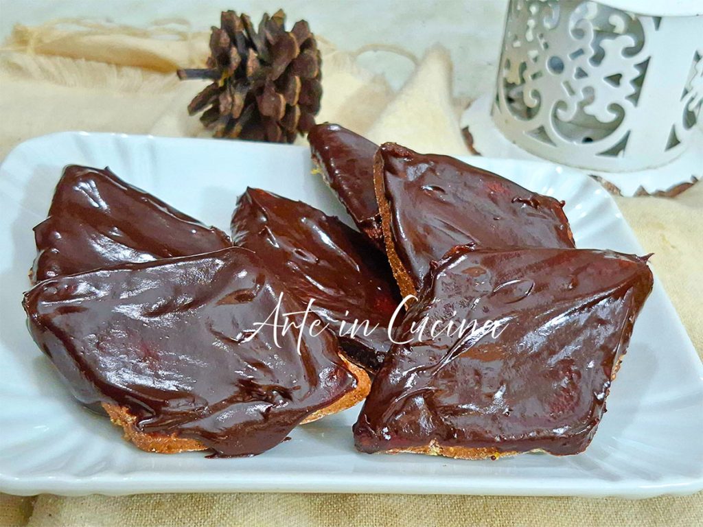 MOSTACCIOLI met KOFFIE bedekt met chocolade