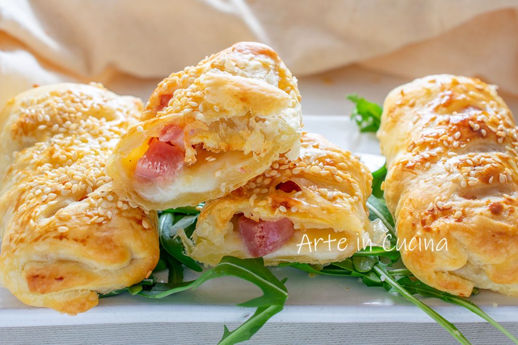 Napolitaanse pakketjes met bladerdeeg