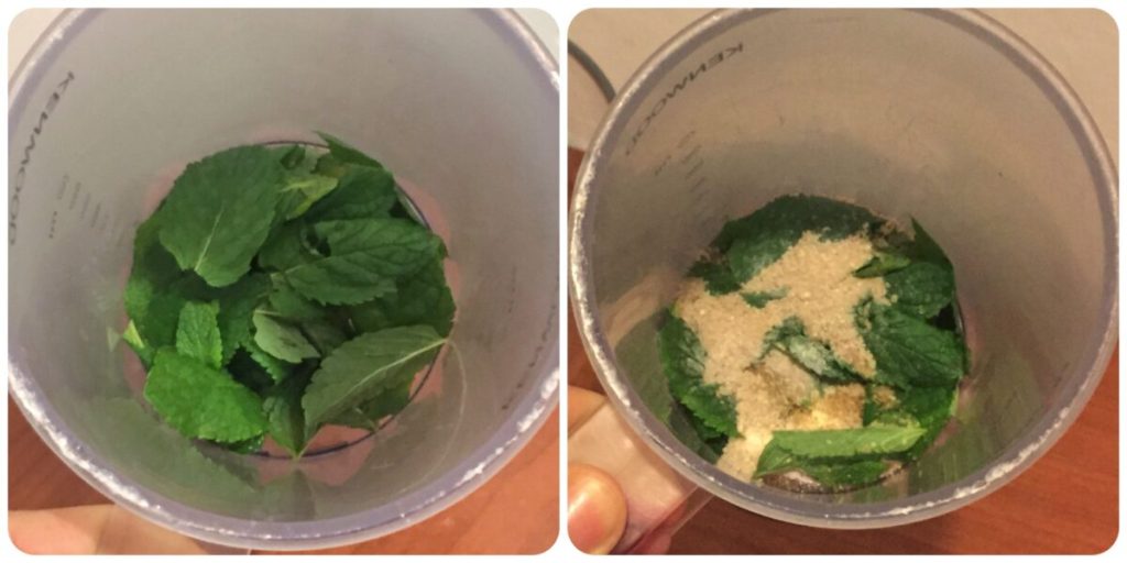 gemarineerde octopus mojito pesto