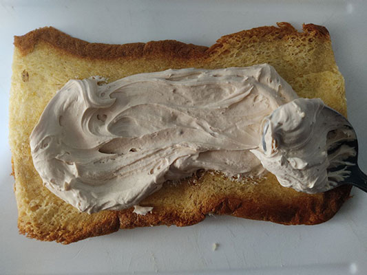 Pandoro-rolletjes met koffie