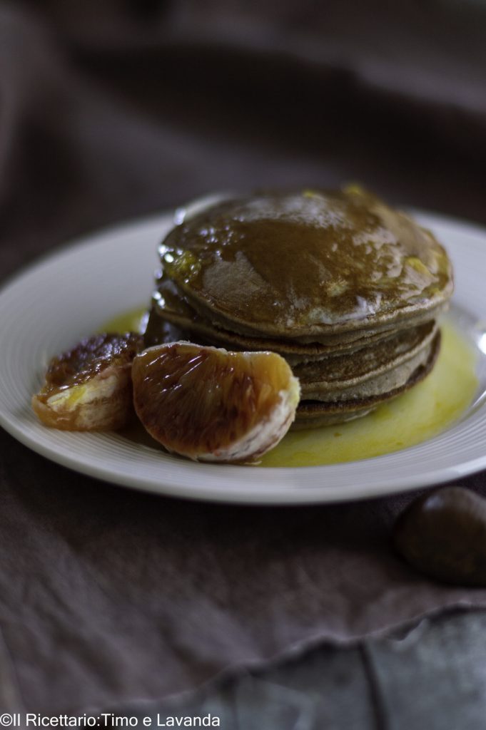 pannenkoeken met kastanjemeel en eiwitten