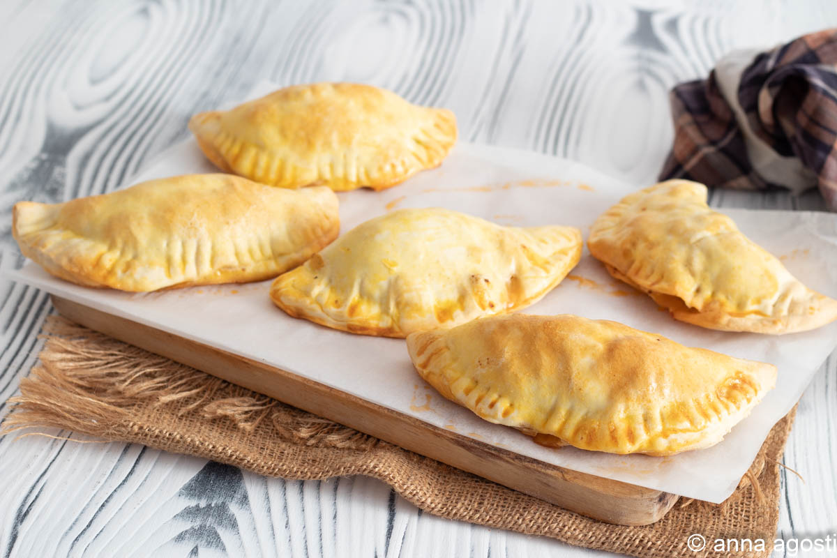 Panzerotti uit de oven zonder rijzen