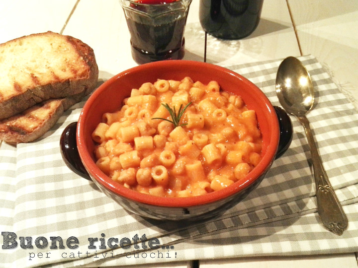 pasta en kikkererwten