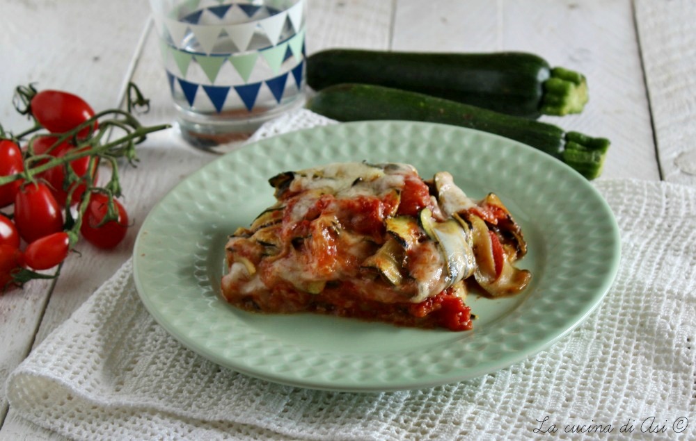 Ovenschotel met courgettes en scamorza - smakelijk, smeltend en lekker