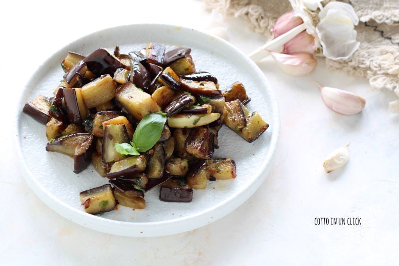 aubergine in de pan makkelijk en snel