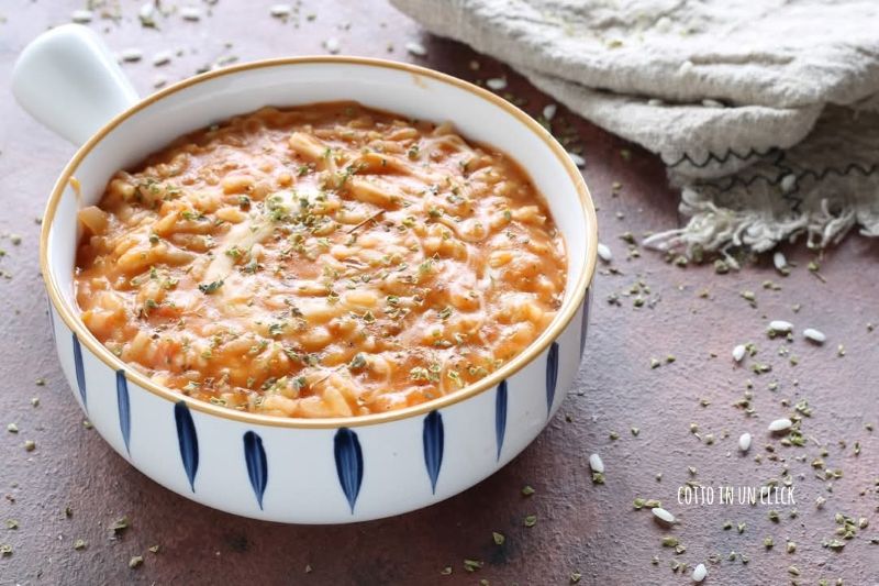 risotto alla pizzaiola in de snelkookpan