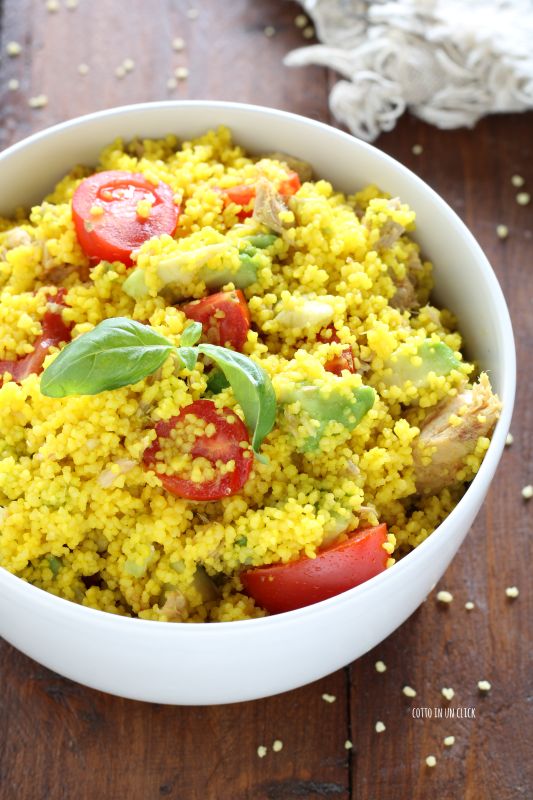 saffraan en tonijn couscous