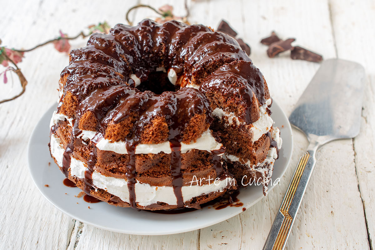 Pinguïn cake met room en Nutella