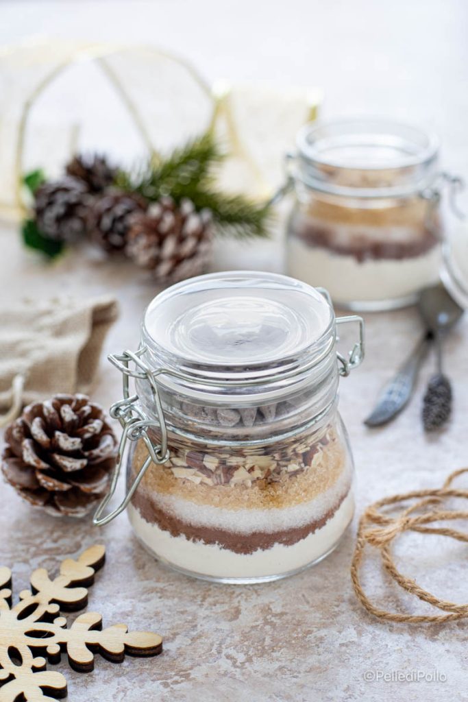 koekjes in een pot om cadeau te geven