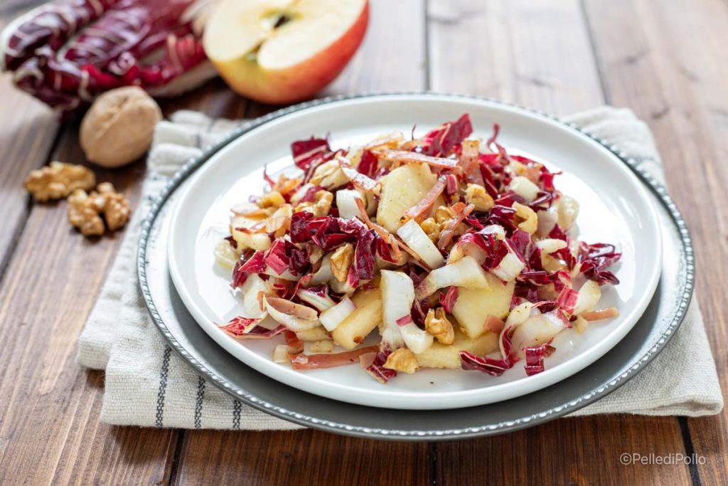 radicchio appel en walnootsalade