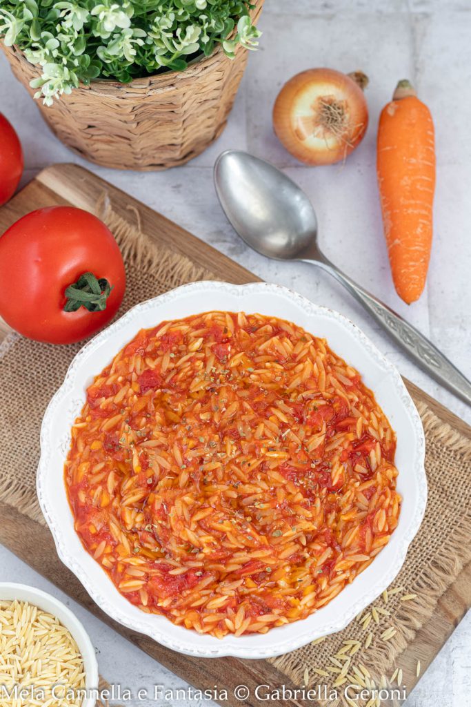 risoni met tomaat makkelijk en snel recept