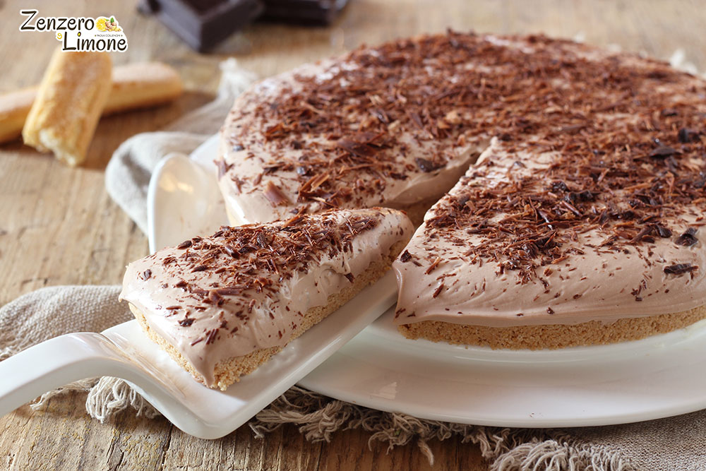 romige chocoladetaart