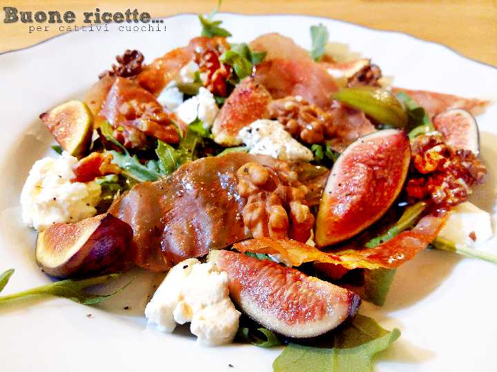 salade met vijgen en noten