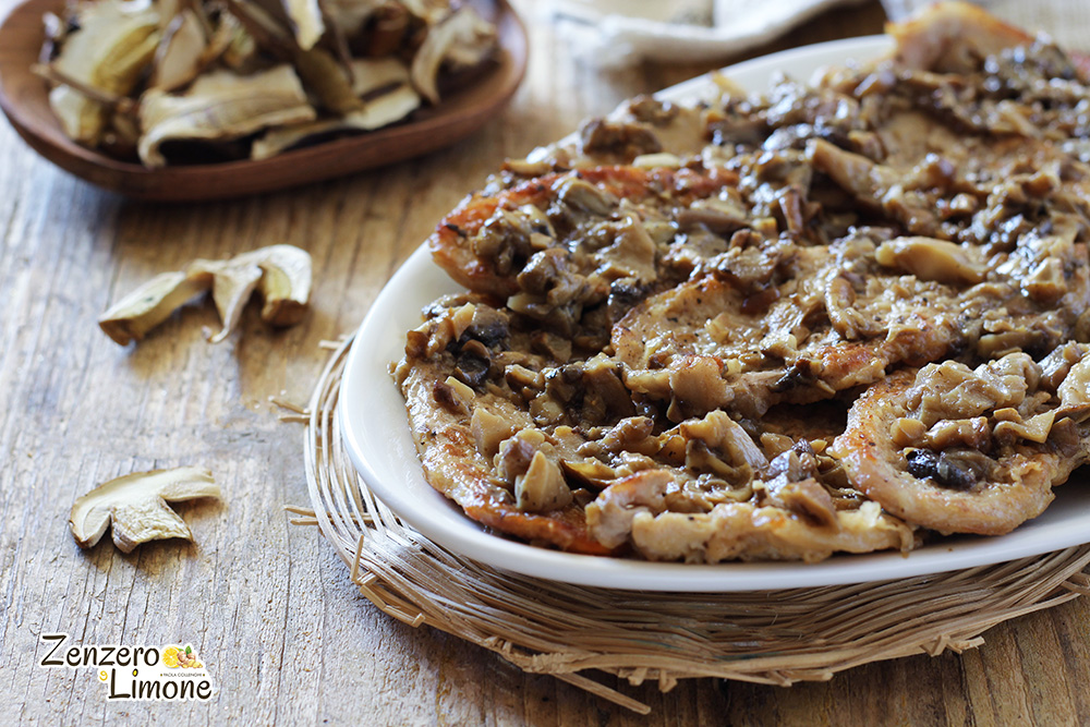 scaloppine met champignons
