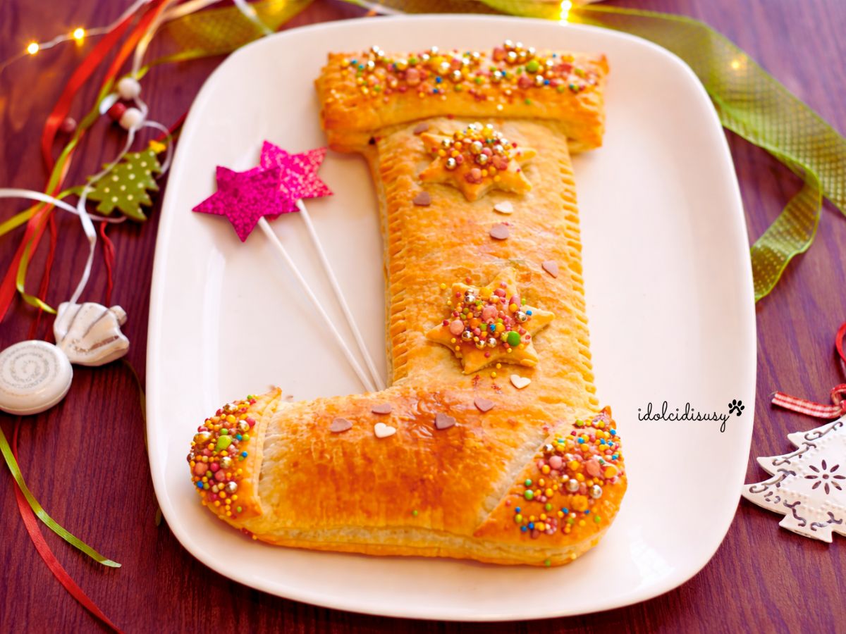 Sinterklaassok van bladerdeeg