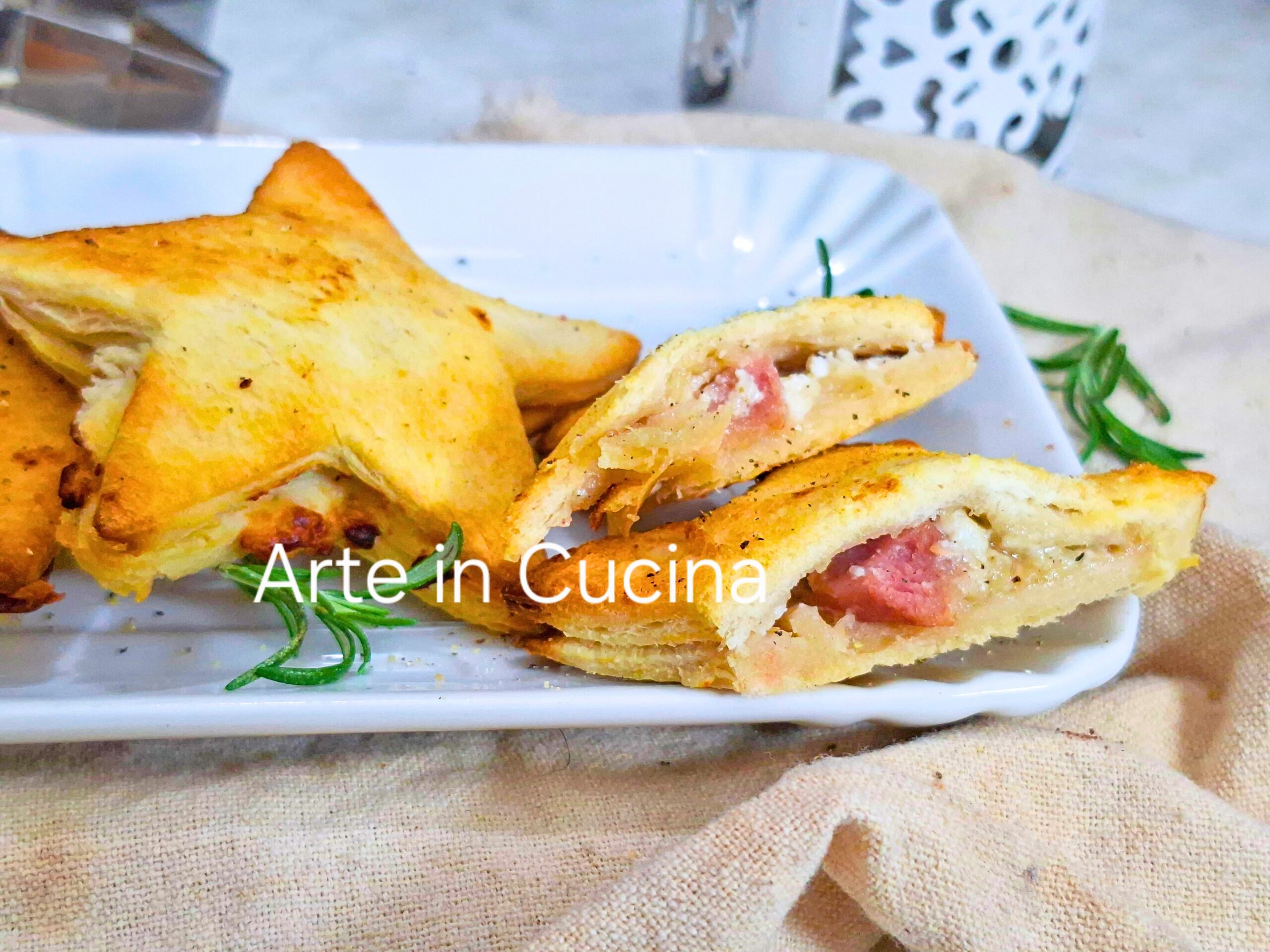 STERREN GORGONZOLA en NOTEN met sandwichbrood