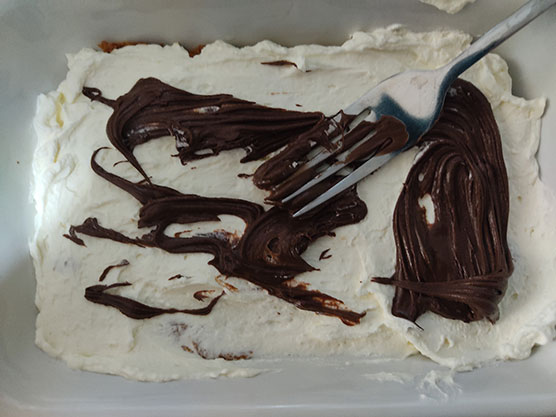 Tiramisù met pandoro kerstmis dessert