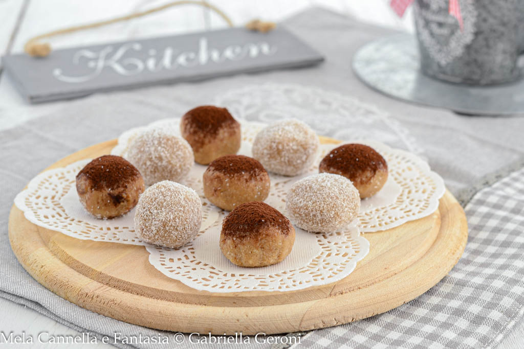 Tiramisu-truffels zonder ei, gemakkelijk en snel dessert