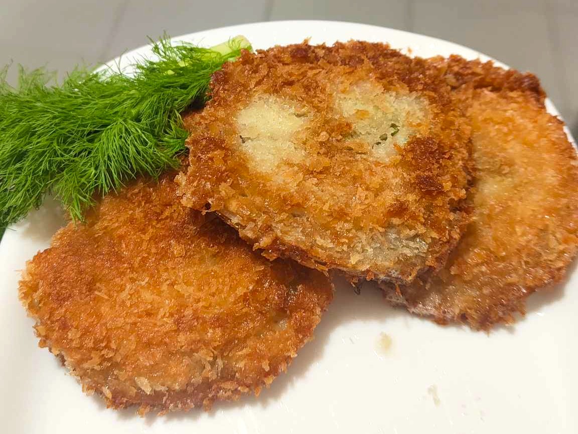 GEBAKKEN VENKELSCHNITZELS in de pan