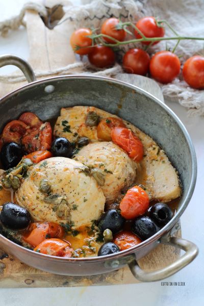 voeg gehakte peterselie toe en serveer